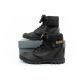 10. Palladium Damen Baggy-Sneaker mit hohem Schaft, beschichtet, modisch, Schwarz