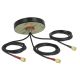 2. DeLOCK Dualband-Antenne LTE MIMO WLAN 802.11 ac/ax/a/h/b/g/n 3 x SMA-Stecker RG-174 1 m Schraubanschluss, Feldmontage, schwarz