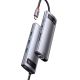 4. Baseus Metal Gleam 8in1 USB-C Hub - USB-C PD 100W 1x HDMI 4K 30Hz 1x SD- und microSD-Kartenleser 3x USB-A 3.2 1xRJ45 - grau