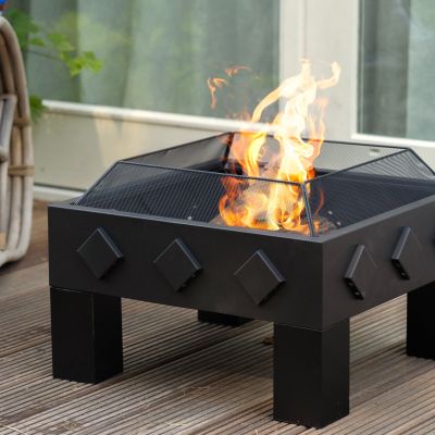 6. Heizbare Gartenfeuerschale Kvadrat FB.022