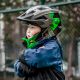 2. Rockbros TS-61 10110061004 Kinderfahrradhelm mit abnehmbarem Kinnschutz, Größe M (54–57) – Grün
