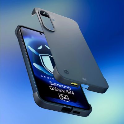 4. 3mk Just20g Matt Case für Samsung Galaxy S24 - Matt Schwarz
