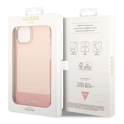 8. Guess GUHCP14MHGCOP iPhone 14 Plus 6,7 "rosa / rosa Hardcase Durchscheinend