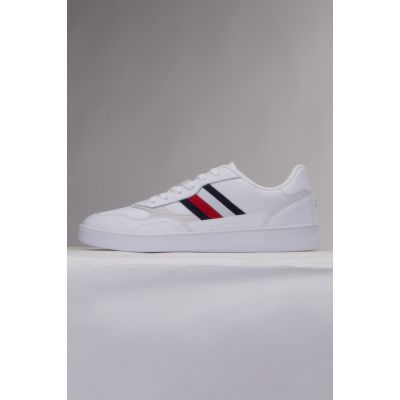 10. Tommy Hilfiger Court Cupsole Retro Lth Stripes M FM0FM04828YBS Schuhe