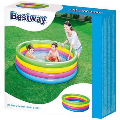 6. Bestway 4 Ringe Aufblasbarer Pool 3422 51117