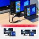 6. UNITEK V1304A Kabeladapter 0,15 m USB Typ-A HDMI + VGA (D-Sub) Grau