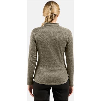 4. Damen-Sweatshirt ODLO TENCIA Mid Layer Full Zip, beige