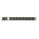 GEMBIRD 19"-Rack-Steckdosenleiste PDU EG-PDU-014-C14 1U, 10 A, 8 x SCHUKO, C14-Stecker, 3-m-Kabel