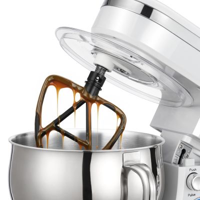 20. ELDOM WRK1300 DULCE PLANETENROBOTER, 1300 W, 5 l, mit verschiedenen Aufsätzen zum Schlagen, Mischen und Kneten, abnehmbare Metallschüssel
