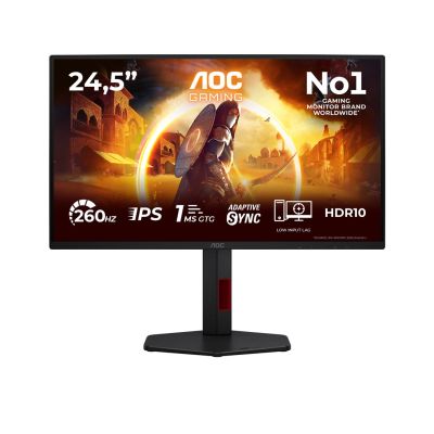 AOC G4 25G4ZR Computermonitor 62,2 cm (24,5") 1920 x 1080 px Schwarz, Rot