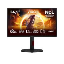AOC G4 25G4ZR Computermonitor 62,2 cm (24,5") 1920 x 1080 px Schwarz, Rot