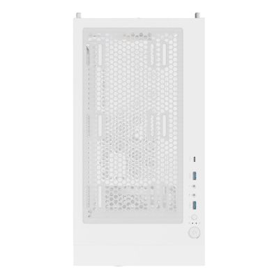2. GENESIS DIAXID 605 ARGB MIDI-TOWER-GEHÄUSE MIT FENSTER, USB-C, WEISS