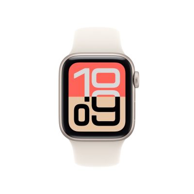 2. Apple Watch SE 3 GPS + Cellular 40 mm Starlight Aluminiumgehäuse mit Starlight Sportarmband – Größe S/M