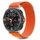 3. Tech-Protect Nylon-Streifenarmband für Samsung Galaxy Watch 40/44/46 mm – Orange