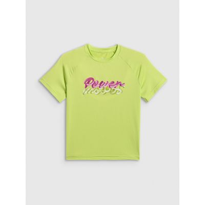 9. Schnelltrocknendes Sport-T-Shirt für Mädchen 4F 4FJRSS26TFTSF2386-45S