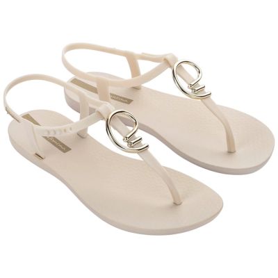2. Ipanema Sandal Class Damen Flip-Flop-Sandalen beige mit gold