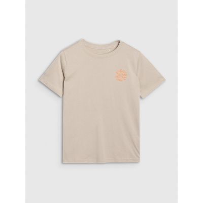 6. Übergroßes bedrucktes Damen-T-Shirt 4F 4FWSS25TTSHF1994-83S