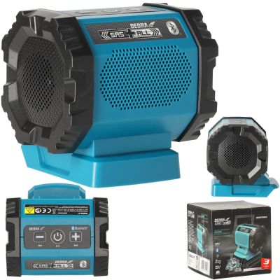 3. Dedra DED7004 blauer Lautsprecher