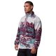 2. Columbia Helvetia II bedrucktes Fleece mit halbem Druckknopf, 2098461624, Burgunderrot, L