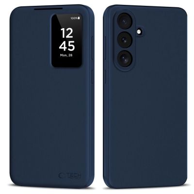 Tech-Protect Smart Wallet Case für Samsung Galaxy S26 FE – Mattes Marineblau