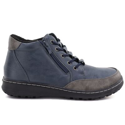 2. Bequeme marineblaue Damen-Ankle-Boots von Potocki (Modell Z26-90347)