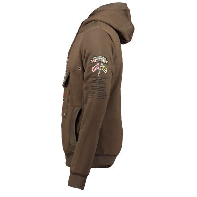 2. Geographical Norway Gymclass DB 054 M WW2487H/GN-Braun Sweatshirt