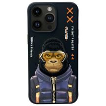 Nimmy Cool&Cute 2.0 Monkey Case für iPhone 15 Pro Max - Schwarz