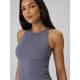 4. Ärmelloses, schmal geschnittenes Damen-T-Shirt, einfarbig, Größe 4F 4FRSS26TSLEF319-24S