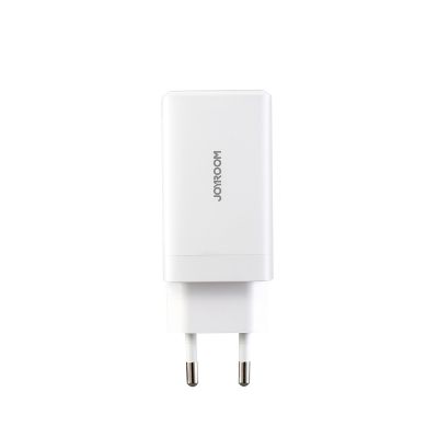 6. Joyroom JR-TG10 65W GaN 2x USB-C + USB-A Wandladegerät mit 100W USB-C - USB-C 1,2m Kabel - weiß