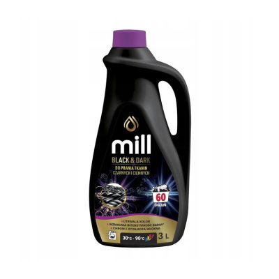 MILL Waschgel für schwarze und dunkle Textilien, 3 l, 60 Wäschen