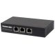 Intellinet 561266 Netzwerkanschlüsse, unmanaged Gigabit Ethernet (10/100/1000) mit PoE-Unterstützung, Schwarz