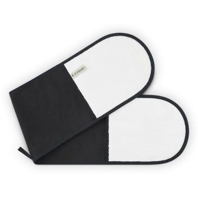 3. Le Creuset 95001000000000 Ofenhandschuh, 1 Stück, Schwarz, Baumwolle