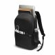 3. DICOTA D32086-RPET ONE 15-17,3" Gepolsterter Notebook-Rucksack aus Polyester und PET, Schwarz