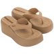 Ipanema Damen-Flip-Flops Solaris Plateau Beige