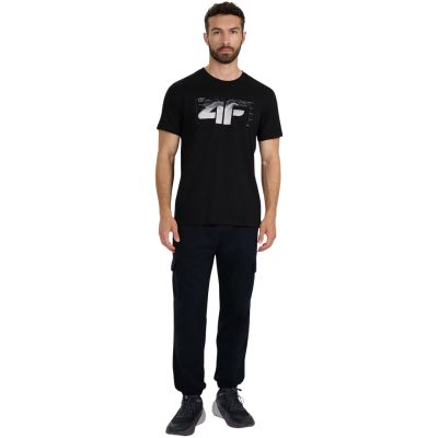 6. Herren T-Shirt 4F M2359 tiefschwarz 4FWAW25TTSHM2359 20S