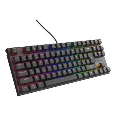 GENESIS Thor 303 TKL Gaming-Tastatur, USB, QWERTY, US-Englisch, Schwarz