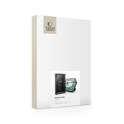 8. Tech-Protect Kevlar Pro Hülle für Samsung Galaxy Tab A9+ / A11+ - Schwarz