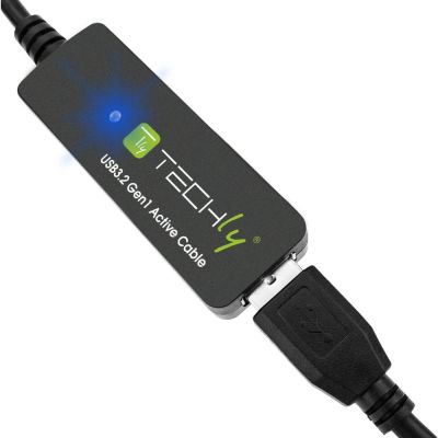 8. Techly USB 3.0 Repeater-Kabel 10 m