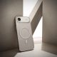 10. Puro Lite Mag TPU+PC Hülle kompatibel mit MagSafe für iPhone 17 Air - Transparent mit weißem Ring