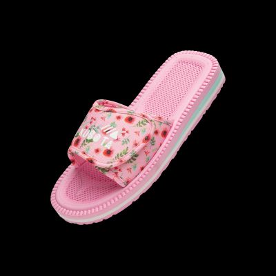 3. Kubota Flip-Flops mit Klettverschluss, mehrfarbig, floral, rosa K25SS-100-001-28-1