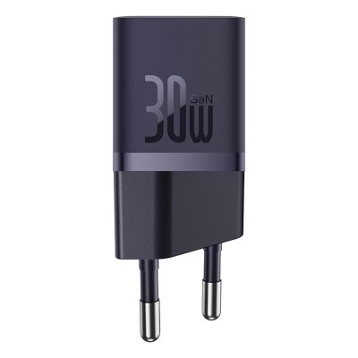 2. Baseus GaN5 30W USB-C EU-Wandladegerät – Lila