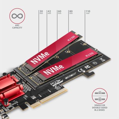 3. Axagon PCEM2-ND M.2 interner Adapter