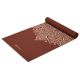 8. Gaiam Yogamatte „Sundial Flower“, intensiv rostfarben, 5 mm, 65733