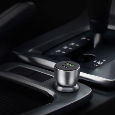 9. Ugreen Autoladegerät USB / USB Typ C Quick Charge 3.0 Power Delivery 36 W 3 A grau (CD213 60980)
