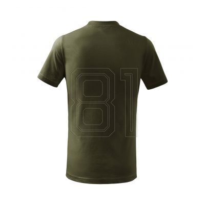 3. Malfini Basic Jr MLI-13869 Militär-T-Shirt