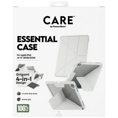 5. Care by PanzerGlass Y-Fold-Hülle für iPad Air 13" 2024 / 2025 - Hellgrau