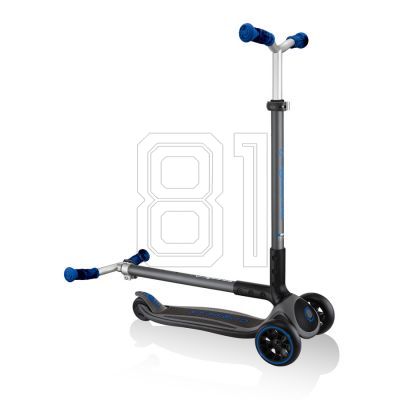 6. Globber Master Prime 3-Wheel Scooter / Black - Navy Blue 664-100