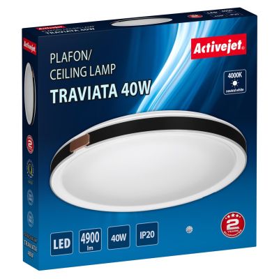 4. Activejet AJE-TRAVIATA 40W LED-Deckenleuchte