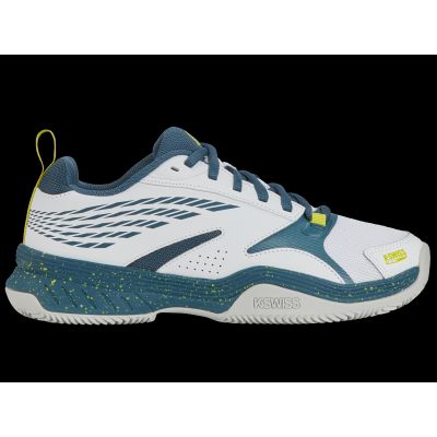 8. K-Swiss Speedex Padel Herren Sneakers Trainingssportschuhe Weiß/Blau (09084-163-M)