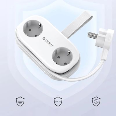 4. Orico AP3 20W GaN 5-in-1 Steckdosenleiste (2x Netzanschluss + 2x USB-A + 1x USB-C) – Weiß